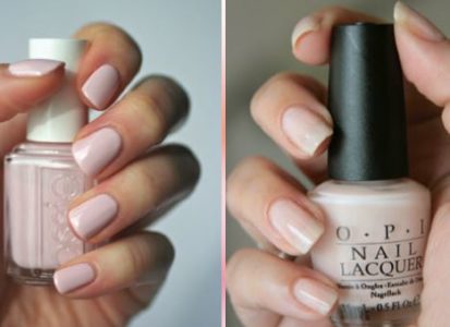 The viral Hailey Bieber nails for my wedding (OPI Funny Bunny & chrome  powder) : r/Nails